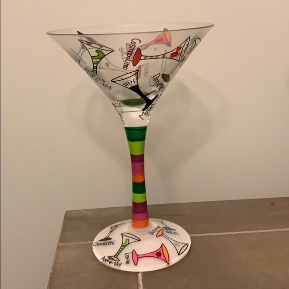 Martini Glasses with fun designs - Picture 4 of 8